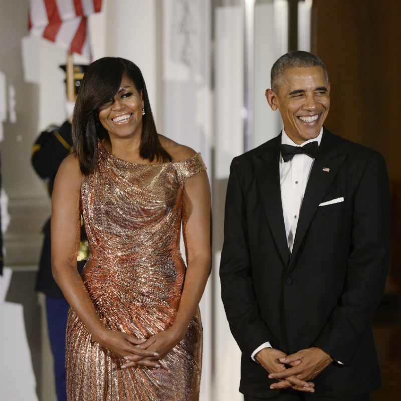 La dorada despedida de Michelle Obama