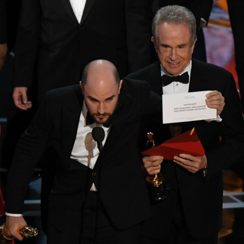 El peor error en la historia de los Premios Oscar